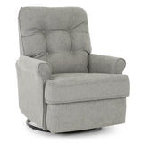 Carissa Swivel Glider Recliner - Pewter - Additional View 1