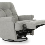 Carissa Swivel Glider Recliner - Pewter - Additional View 2