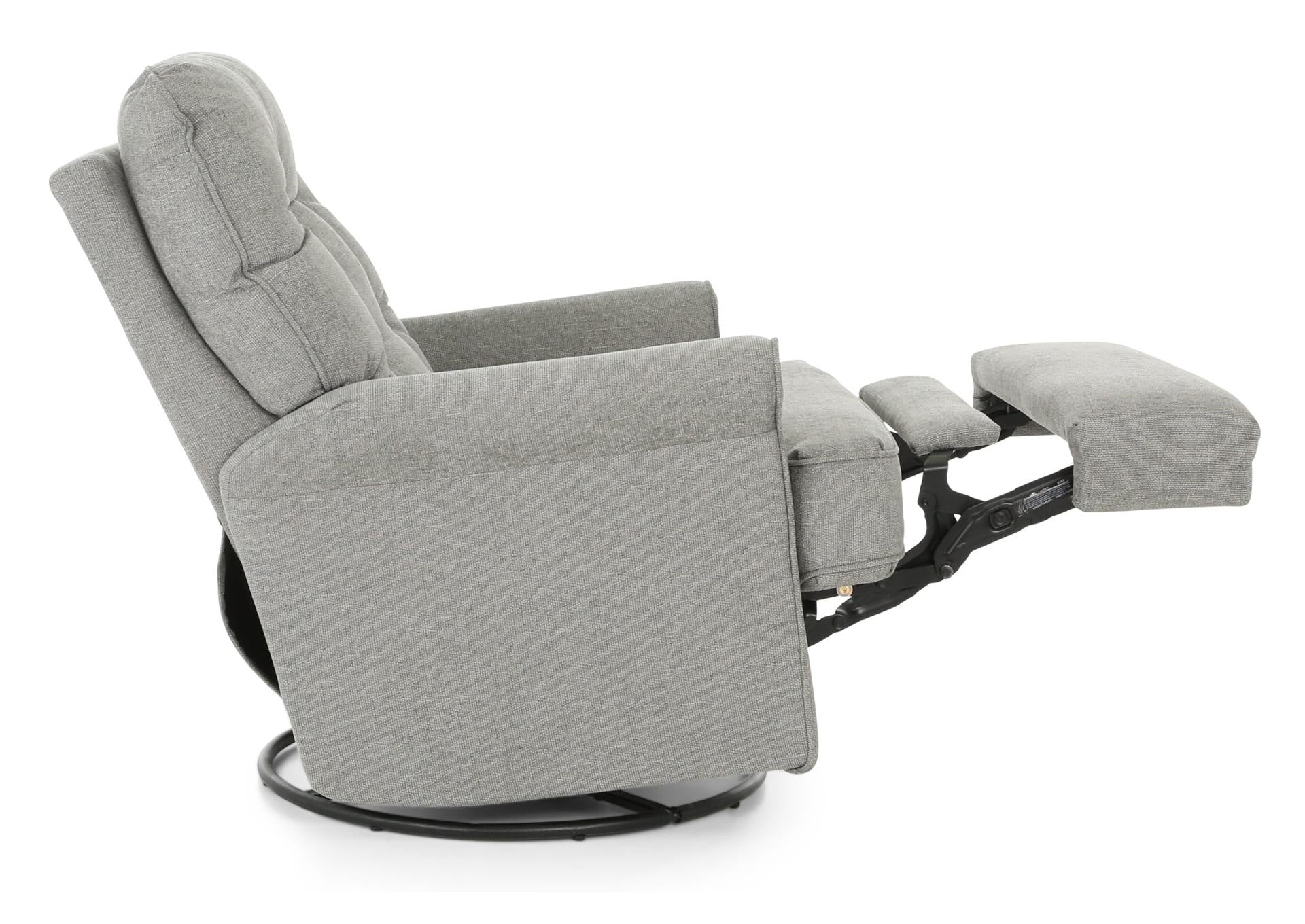 Carissa Swivel Glider Recliner - Pewter - Additional View 3