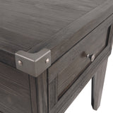 Ashley Furniture - TODOE END TABLE - Dark Gray Metal|Wood - Tables - Additional View 10