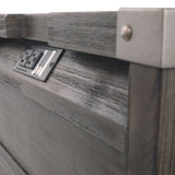 Ashley Furniture - TODOE END TABLE - Dark Gray Metal|Wood - Tables - Additional View 11