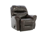 Bodie Top Grain Leather Recliner - Chocolate - Additional View 1