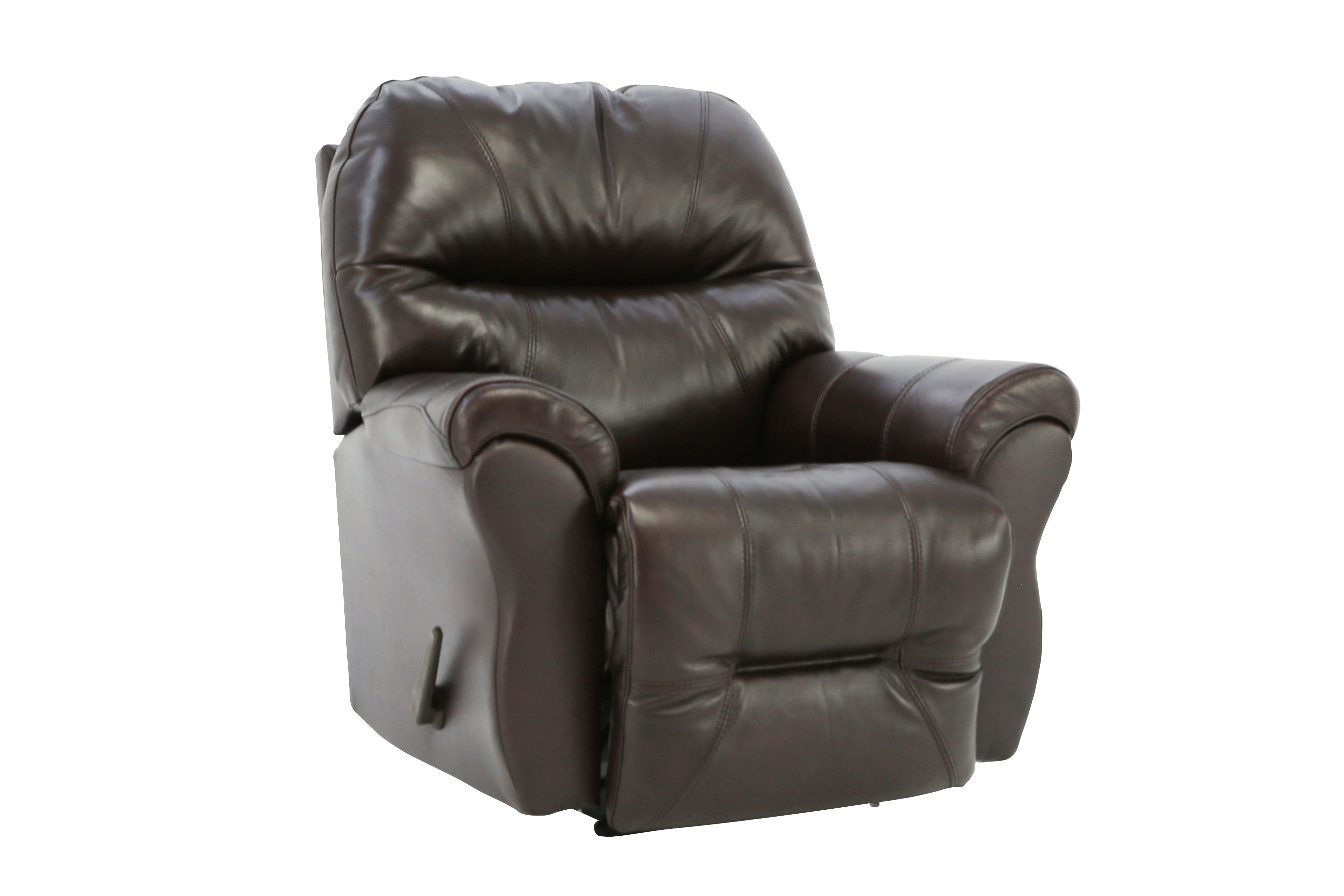 Bodie Top Grain Leather Recliner - Chocolate - Additional View 1
