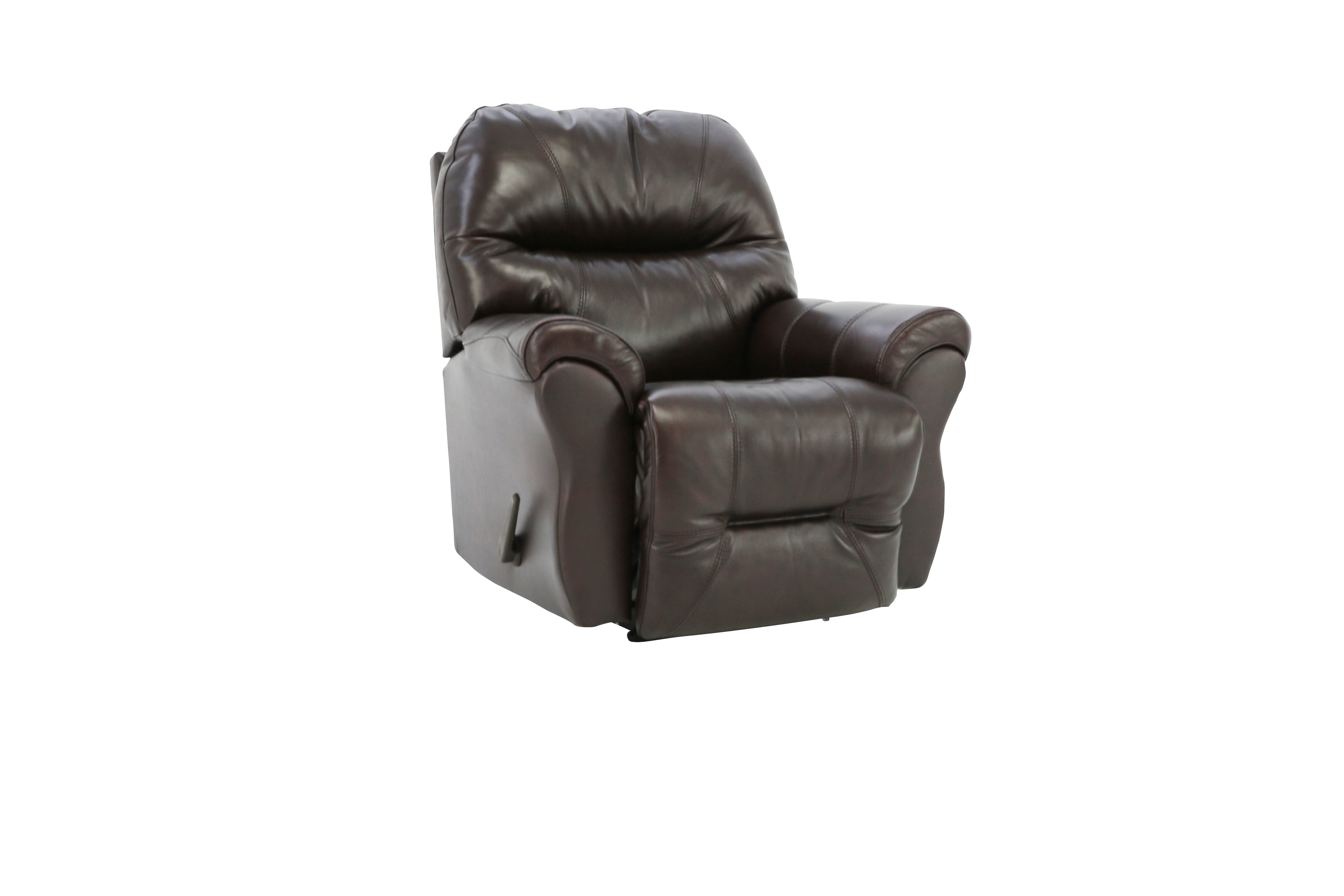 Bodie Top Grain Leather Recliner - Chocolate - Additional View 1