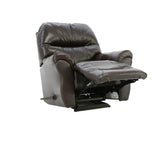 Bodie Top Grain Leather Recliner - Chocolate - Additional View 2