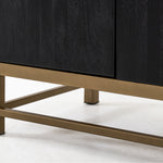 International Furniture Direct - EBANO DARK CONSOLE - Black Wood - Tables - Additional View 4