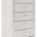 Ashley Furniture - ALTYRA WHITE CHEST - Wood - Chests