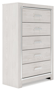 Ashley Furniture - ALTYRA WHITE CHEST - Wood - Chests