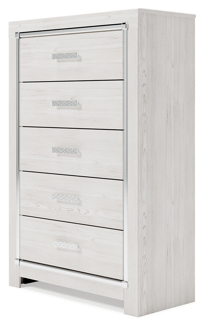 Ashley Furniture - ALTYRA WHITE CHEST - Wood - Chests - Additional View 7