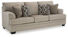 Ashley Furniture - Stonemeade Queen Sofa Sleeper - Taupe - Light Brown Fabric - Sofas - Additional View 2