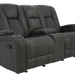 ABILENE GRANITE RECLINING GLIDING LOVESEAT WITH CONSOLE - Additional View 1
