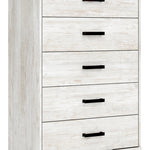 Ashley Furniture - SHAWBURN 5 DRAWER CHEST - Light Brown Wood - Chests
