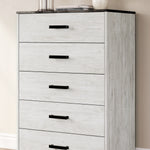 Ashley Furniture - SHAWBURN 5 DRAWER CHEST - Light Brown Wood - Chests - Additional View 1