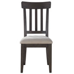 Steve Silver Furniture - Napa Dining Side Chair - Dark - Dark Brown Wood|Fabric - Chairs