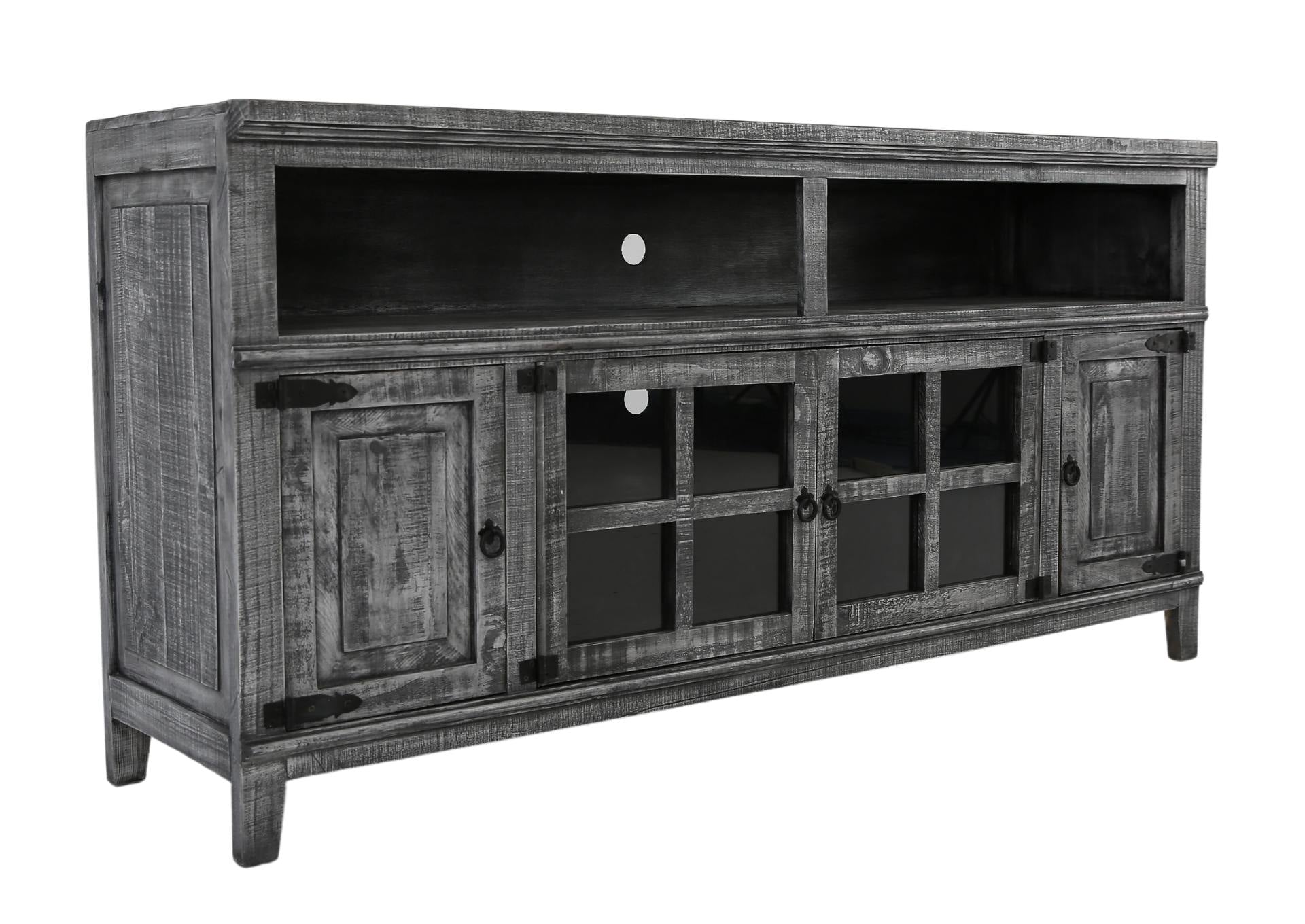 Lawman 72" Media Console - Gray - Additional View 1