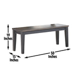 Steve Silver Furniture - Raven Noir 6 Piece Dining Set - Dark Brown|Black Wood - Dining Room Sets - Additional View 4