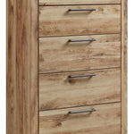 Ashley Furniture - Hyanna Chest - Brown - Beige Wood - Chests