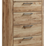 Ashley Furniture - Hyanna Chest - Brown - Beige Wood - Chests