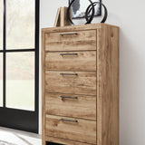 Ashley Furniture - Hyanna Chest - Brown - Beige Wood - Chests - Additional View 1