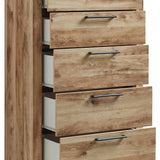Ashley Furniture - Hyanna Chest - Brown - Beige Wood - Chests - Additional View 2