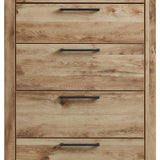Ashley Furniture - Hyanna Chest - Brown - Beige Wood - Chests - Additional View 3