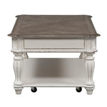 Liberty Furniture - Magnolia Manor Rectangular Cocktail Table - White|Dark Brown Wood - Tables - Additional View 3