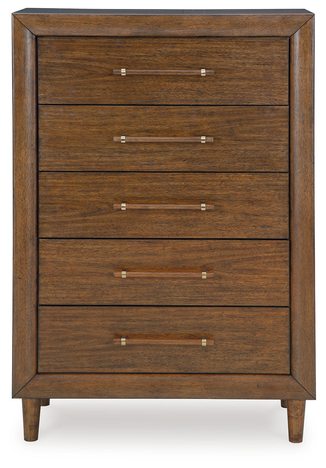 Ashley Furniture - LYNCOTT CHEST - Dark Brown Wood - Chests - Additional View 3