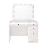 MORGAN WHITE VANITY WITH LED MIRROR