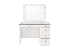 MORGAN WHITE VANITY WITH LED MIRROR