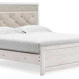 Ashley Furniture - Altyra King Panel Bed - White Wood - Beds