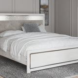 Ashley Furniture - Altyra King Panel Bed - White Wood - Beds - Additional View 2