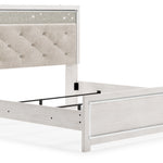 Ashley Furniture - Altyra King Panel Bed - White Wood - Beds - Additional View 3