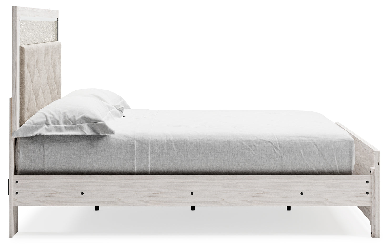 Ashley Furniture - Altyra King Panel Bed - White Wood - Beds - Additional View 6