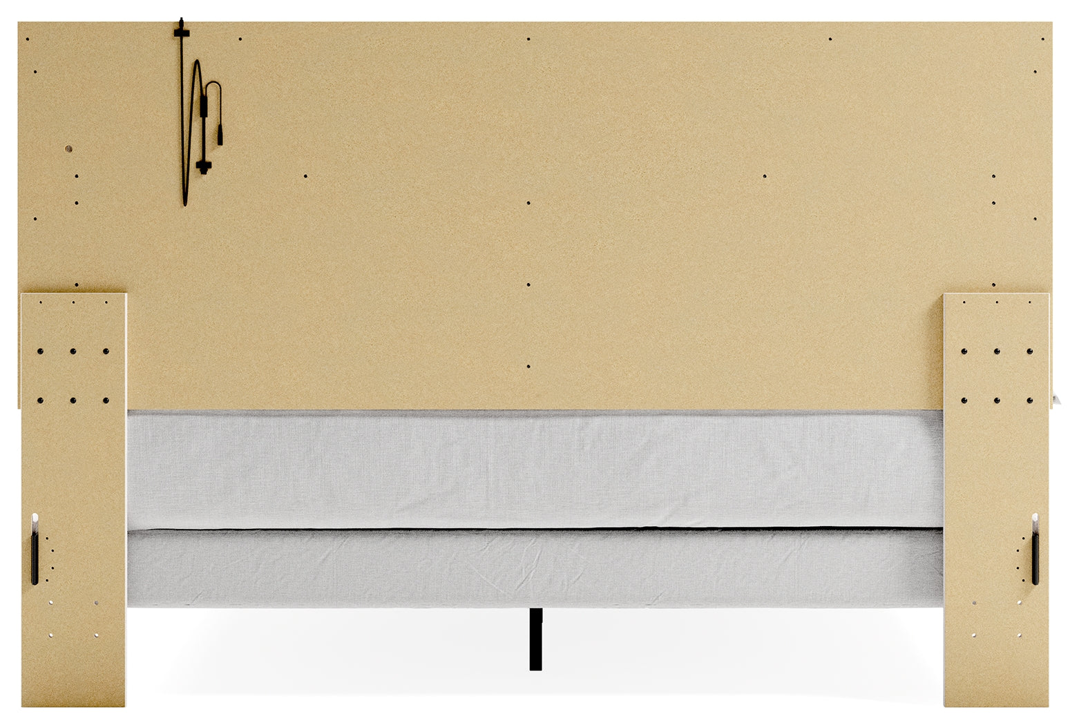 Ashley Furniture - Altyra King Panel Bed - White Wood - Beds - Additional View 7
