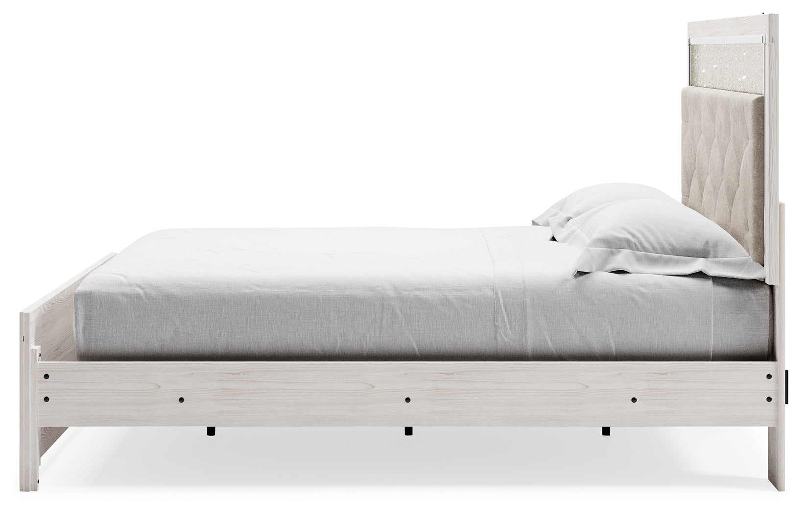 Ashley Furniture - Altyra King Panel Bed - White Wood - Beds - Additional View 8