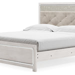 Ashley Furniture - Altyra King Panel Bed - White Wood - Beds - Additional View 9