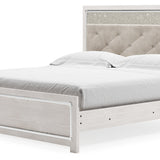 Ashley Furniture - Altyra King Panel Bed - White Wood - Beds - Additional View 9