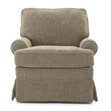 QUINN MOCHA SWIVEL GLIDER