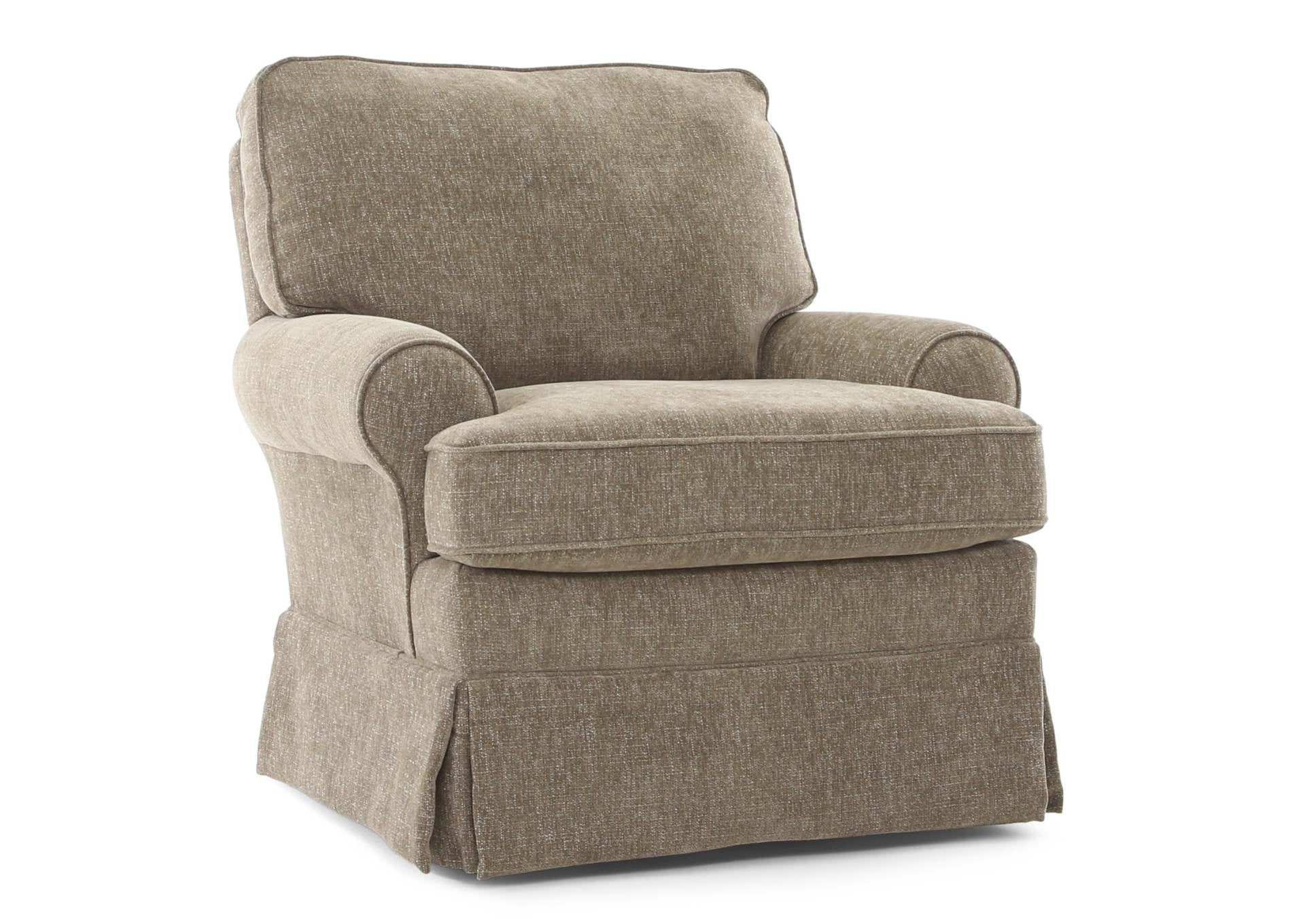 QUINN MOCHA SWIVEL GLIDER - Additional View 1
