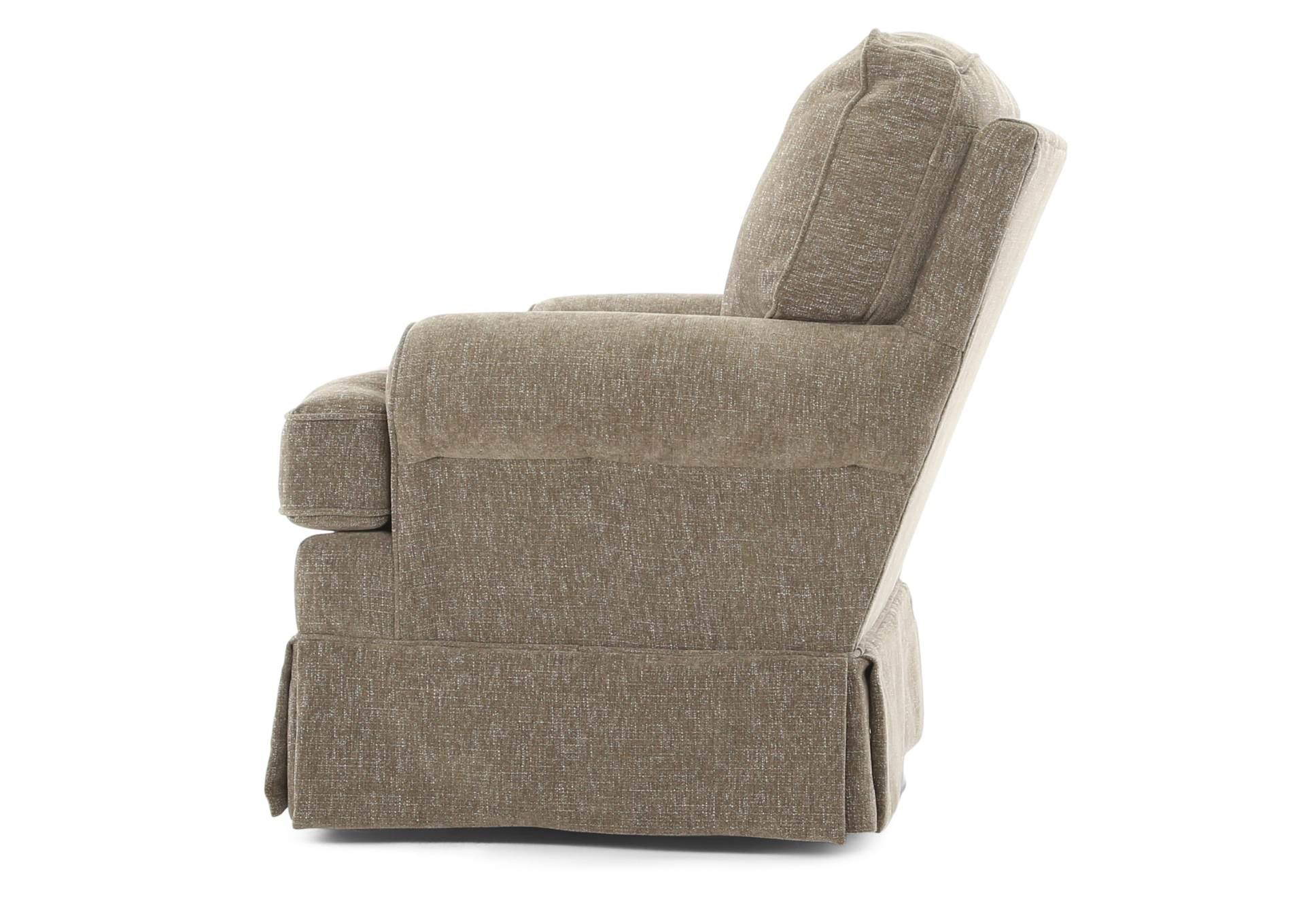 QUINN MOCHA SWIVEL GLIDER - Additional View 4