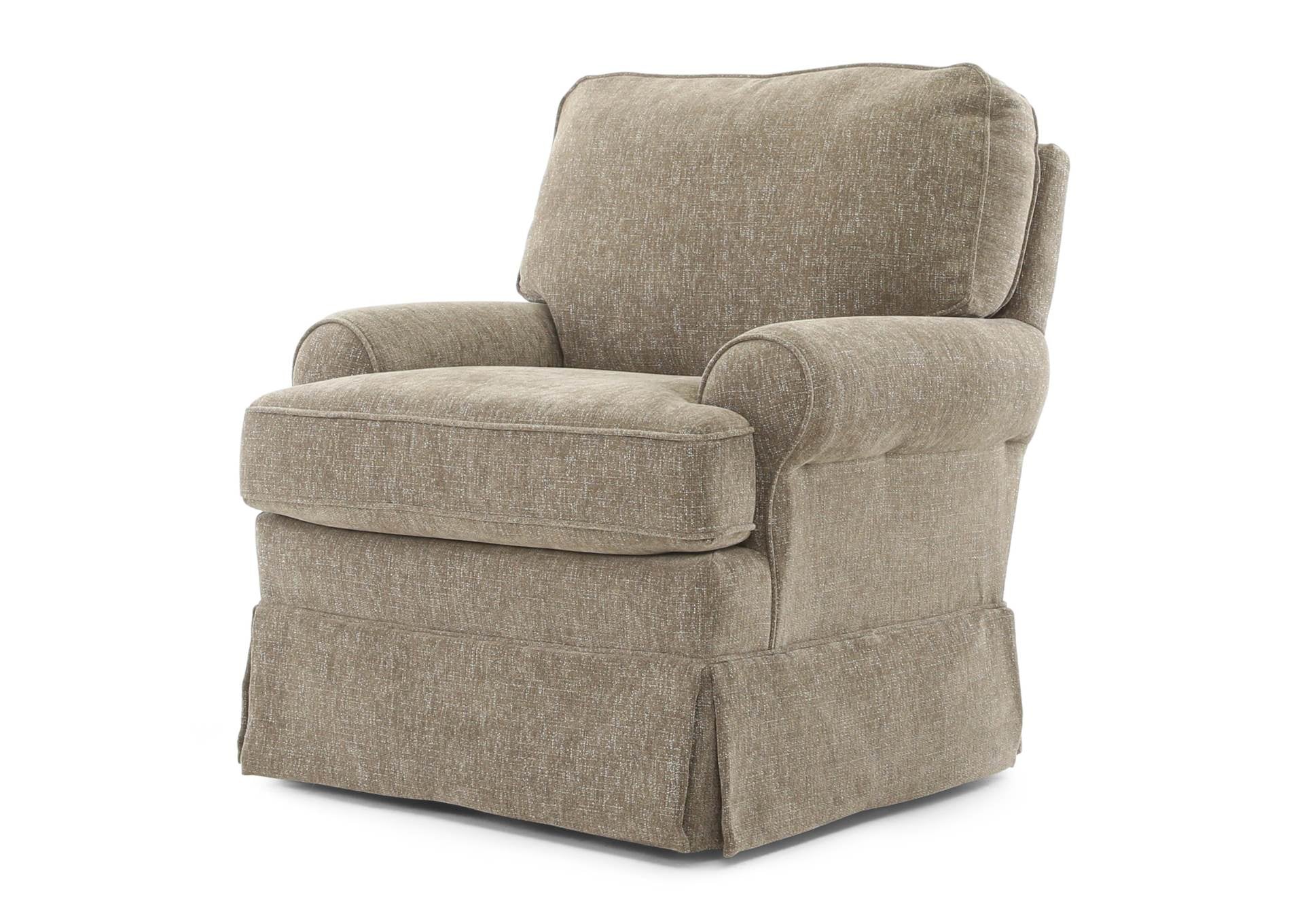 QUINN MOCHA SWIVEL GLIDER - Additional View 5
