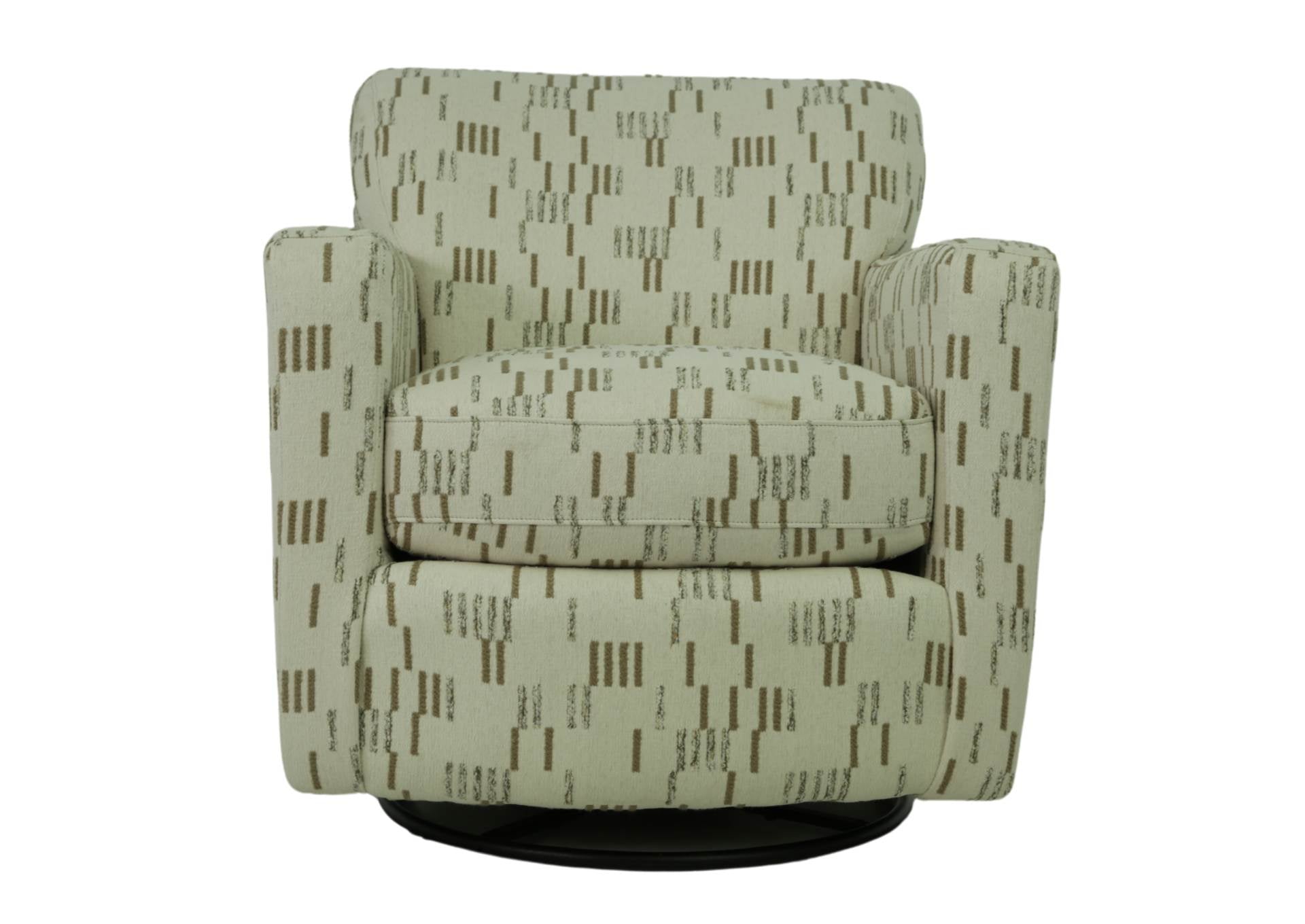 CAROLY WOOL SWIVEL GLIDER
