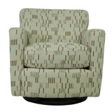 CAROLY WOOL SWIVEL GLIDER