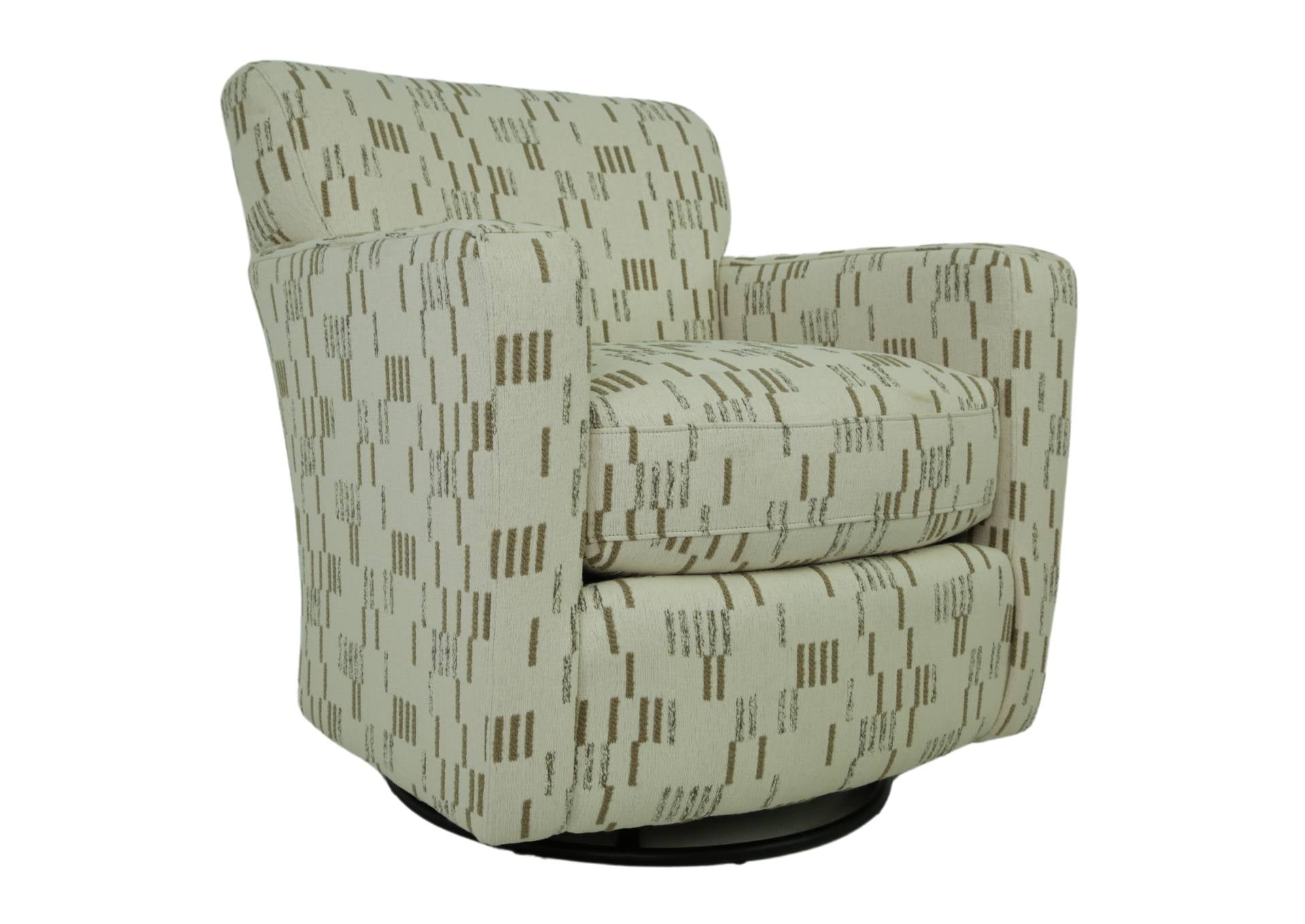 CAROLY WOOL SWIVEL GLIDER - Additional View 1