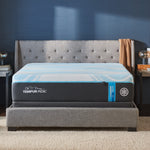 Tempur Sealy - Luxe Breeze 2.0 Soft King Mattress - Black|White Fabric - Mattresses - Additional View 5