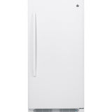 GE White 14Cu Upright Convertible Freezer/Refrigerator