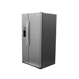 GE STAINLESS SIDE BY SIDE 25.3CU REFRIGERATOR - Pearl Silver - Refrigerators - Additional View 27
