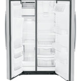 GE STAINLESS SIDE BY SIDE 25.3CU REFRIGERATOR - Pearl Silver - Refrigerators - Additional View 2