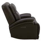 BROCKTON CHARCOAL LEATHER 3P POWER RECLINER WITH POWER HEADREST AND LUMBAR - Additional View 3