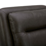 BROCKTON CHARCOAL LEATHER 3P POWER RECLINER WITH POWER HEADREST AND LUMBAR - Additional View 5